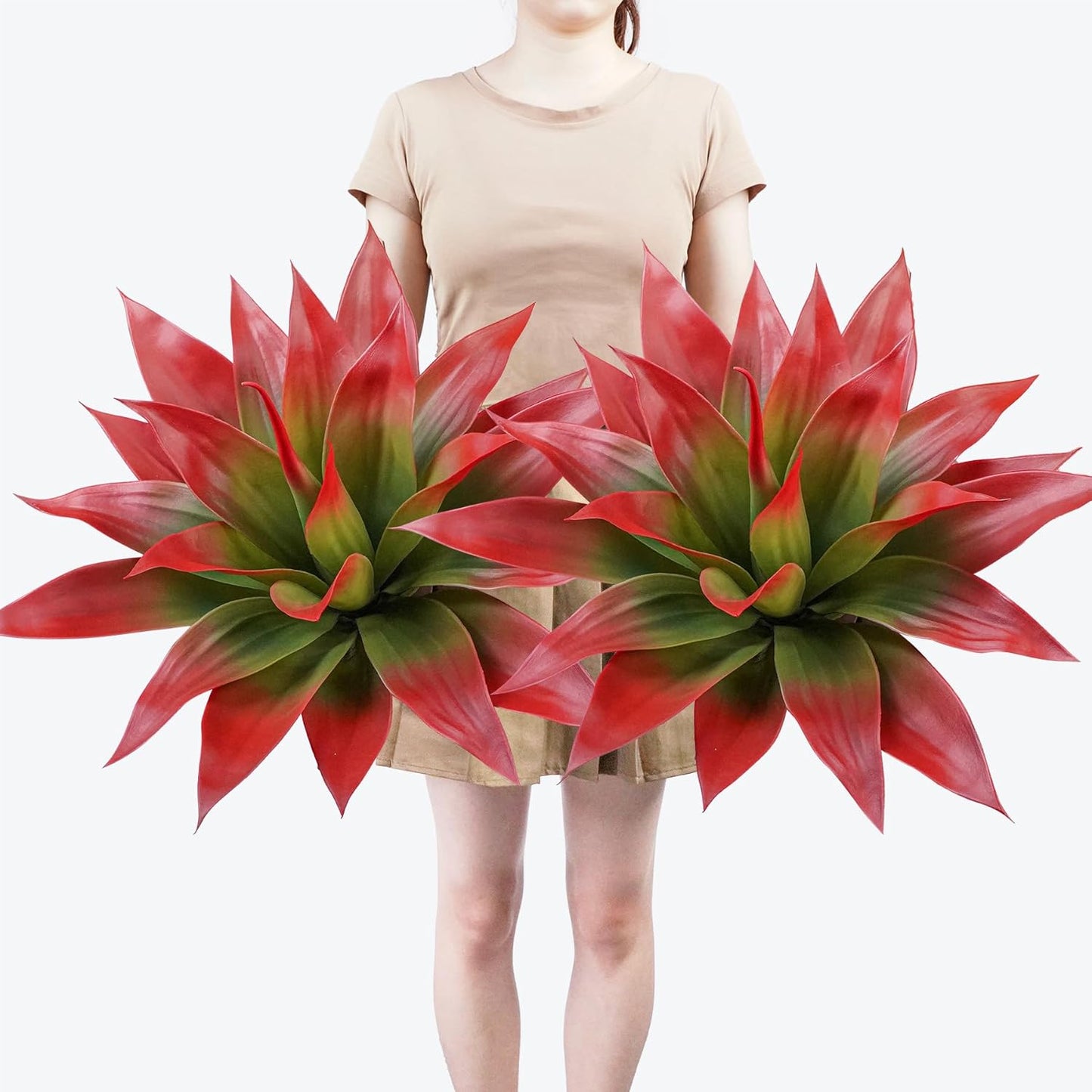 Artificial Agave Plants Large Resistant Planters UV Home