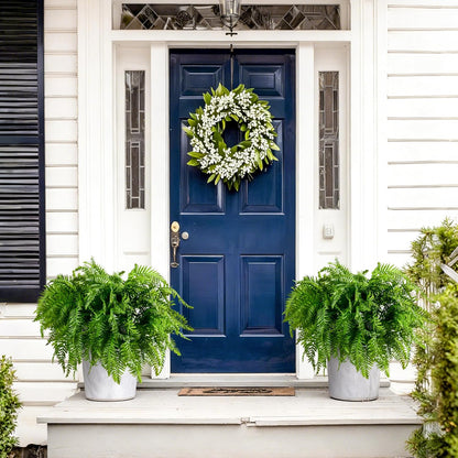 10 pcs Artificial Fern Plants Greenery Home Kitchen