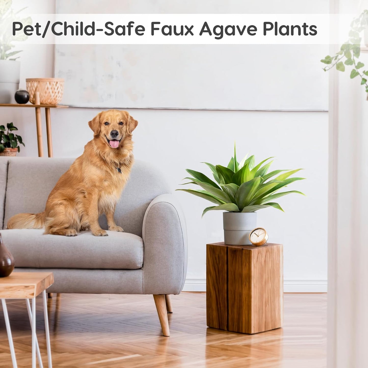 22 inch Artificial Agave Plant Stems Resistant UV