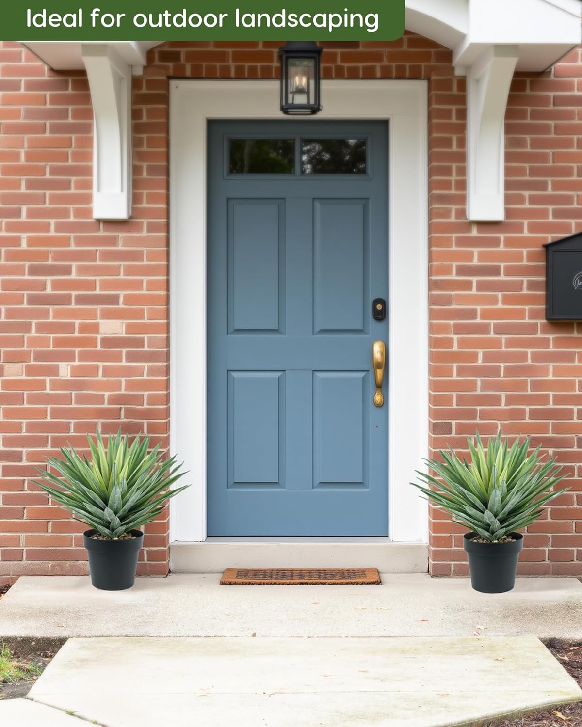 15 inch Large Artificial Agave Plant Leaves Home