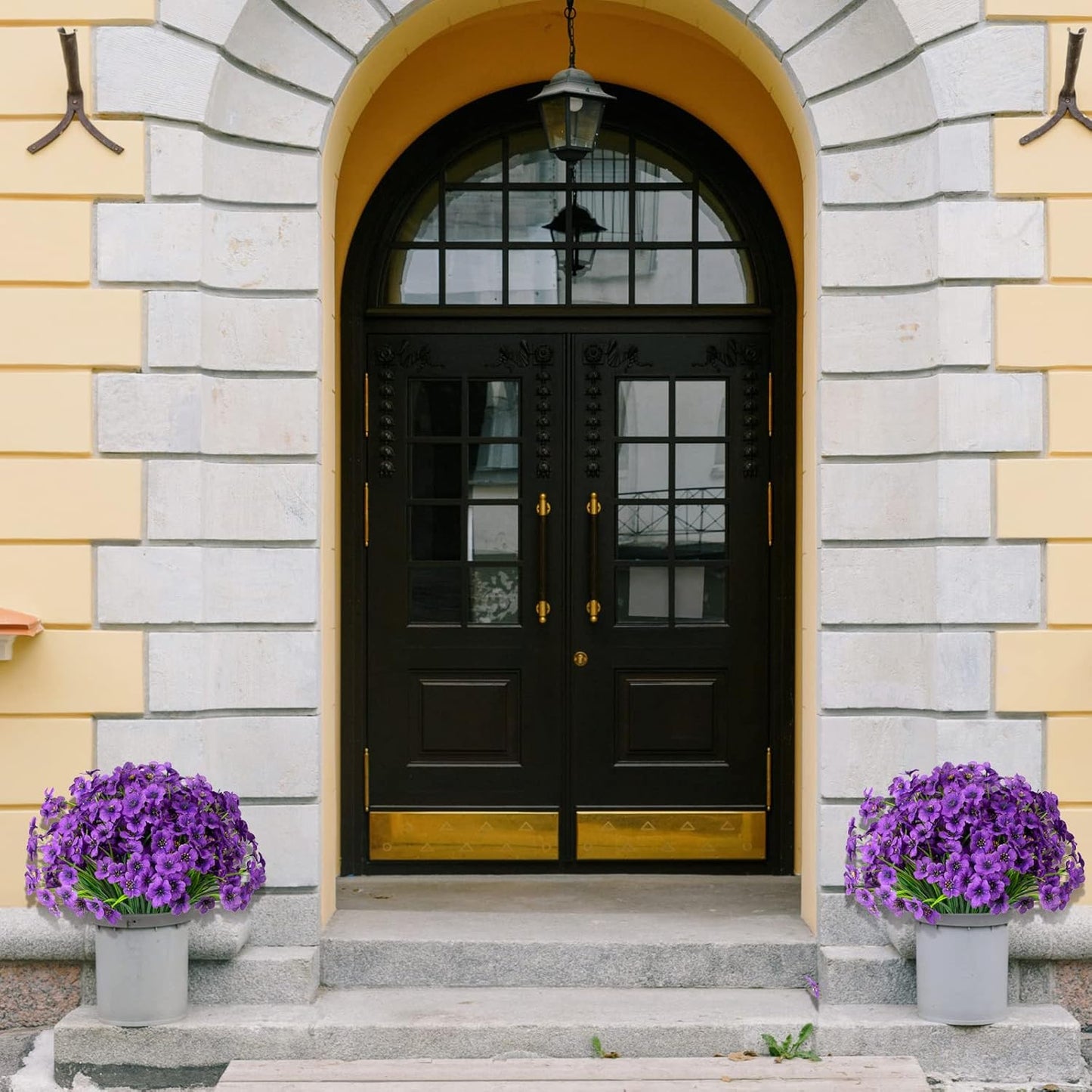 15 Bundles UV Resistant Silk Plants Outdoor Porch