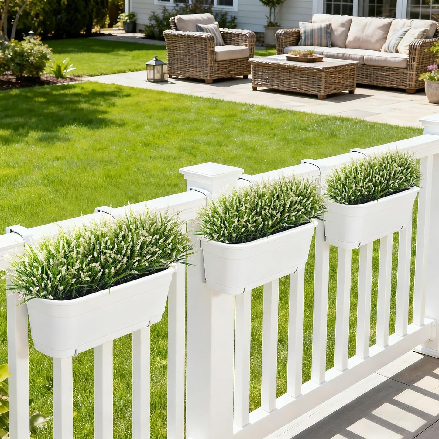 24 pcs Resistant Artificial Outdoor Plants Monkey UV